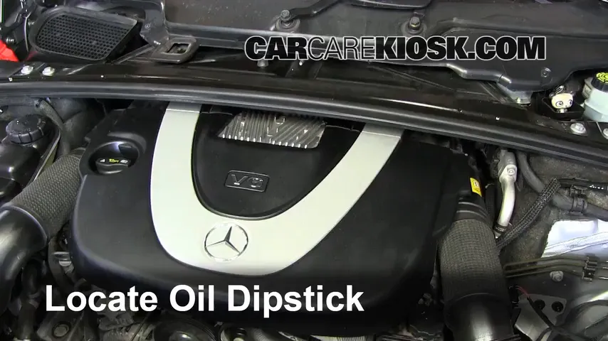 2010 Mercedes-Benz R350 4Matic 3.5L V6 Oil Check Oil Level
